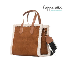 Carica l&#39;immagine nel visualizzatore di Gallery, BUBY SUEDE M Borsa EcoCamoscio Cuoio
