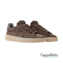 Carica l&#39;immagine nel visualizzatore di Gallery, LEVANTE Sneaker Uomo in Suede Taupe
