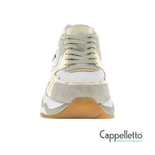 Carica l'immagine nel visualizzatore di Gallery, CLUB119 MESH Sneaker Donna Suede/Mesh Sand Platinum
