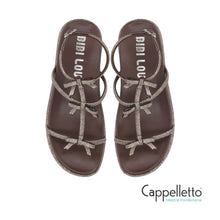 Carica l'immagine nel visualizzatore di Gallery, BOWI Sandalo Flat Gioiello Marrone
