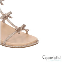 Carica l'immagine nel visualizzatore di Gallery, BOWI Sandalo Flat Gioiello Nude
