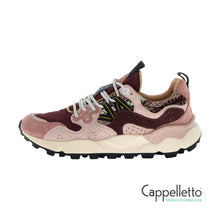 Carica l'immagine nel visualizzatore di Gallery, YAMANO 3 Sneaker Donna in Suede e Tessuto Viola-Rosa
