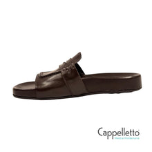 Carica l'immagine nel visualizzatore di Gallery, JOSS Mules in Nappa Glove Coffee 1287
