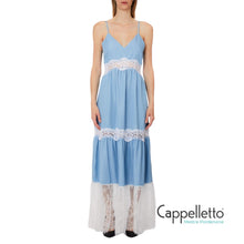 Carica l'immagine nel visualizzatore di Gallery, Abito New Manhattan Lace Denim Blue UA6282
