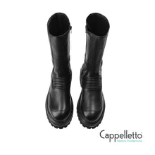 Carica l'immagine nel visualizzatore di Gallery, CPH 951 Biker Boot Donna in Pelle Nera

