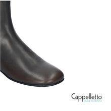 Carica l'immagine nel visualizzatore di Gallery, KENDRA Booties Pelle Marrone Anticata
