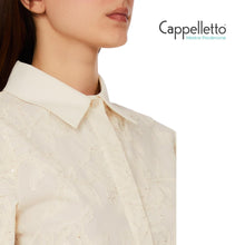 Carica l'immagine nel visualizzatore di Gallery, Camicia con Ricami e Paillettes WA6508
