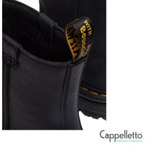 Carica l&#39;immagine nel visualizzatore di Gallery, ZEBZAG LACELESS Stivaletti in Pelle Nera Senza Lacci
