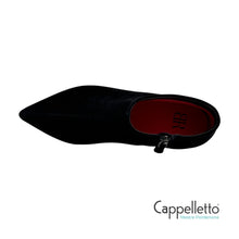 Carica l'immagine nel visualizzatore di Gallery, TEDDY Stivaletto in Kid Suede Nero
