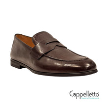 Carica l'immagine nel visualizzatore di Gallery, Loafer Uomo in Nappa Spoleto Testa di Moro
