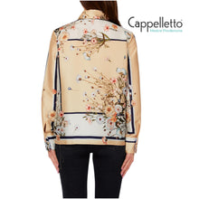 Carica l'immagine nel visualizzatore di Gallery, Camicia in Twill Stampato Arancio/Azzurro WA6357
