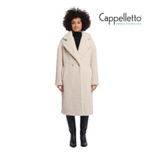 Carica l&#39;immagine nel visualizzatore di Gallery, ELICIA Cappotto Teddy Doppiopetto Betulla
