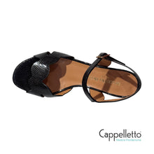 Carica l&#39;immagine nel visualizzatore di Gallery, Sandalo D4612 Studio 54 Nero Tacco 50
