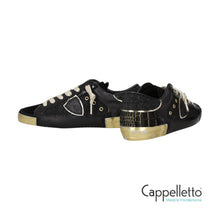 Carica l&#39;immagine nel visualizzatore di Gallery, PRSX Donna Glitter Metal Pony Nero/Oro GMP1
