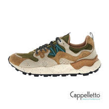 Carica l'immagine nel visualizzatore di Gallery, YAMANO 3 Sneaker Uomo Suede/Nylon Marrone-Verde-Petrolio
