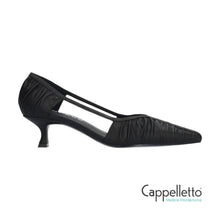Carica l&#39;immagine nel visualizzatore di Gallery, RIGEL 45 Pump in Pelle Nera
