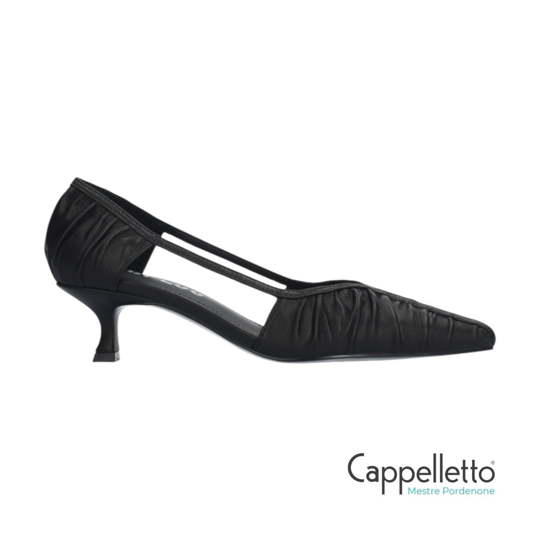 RIGEL 45 Pump in Pelle Nera