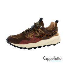 Carica l'immagine nel visualizzatore di Gallery, YAMANO 3 Sneaker UNI Suede/Pony Hair Brown Bordeaux
