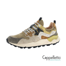 Carica l'immagine nel visualizzatore di Gallery, YAMANO 3 Sneaker Uomo Suede/Nylon Mud-Taupe-Milk

