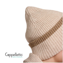 Carica l&#39;immagine nel visualizzatore di Gallery, INGRID Berretto in Maglia Melange Betulla
