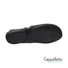 Carica l&#39;immagine nel visualizzatore di Gallery, TWINS Scarpe Ballerina in Pelle Nera Donna
