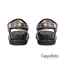 Carica l'immagine nel visualizzatore di Gallery, ORSON Sandalo Nero/Multicolor
