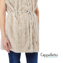 Carica l&#39;immagine nel visualizzatore di Gallery, Gilet In EcoPelliccia Natural Beige MF5364
