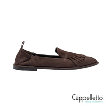 Carica l'immagine nel visualizzatore di Gallery, GRACE 1323 Scarpa Flat Camoscio Toffee
