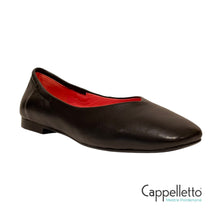 Carica l'immagine nel visualizzatore di Gallery, ROME Ballerina Sacchetto Flex Nappa Nero
