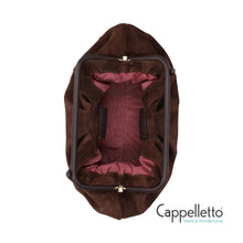 Carica l'immagine nel visualizzatore di Gallery, JANINE 3026 Borsa in Suede Testa di Moro

