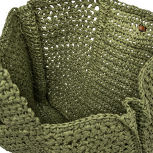 Carica l'immagine nel visualizzatore di Gallery, NEFELI Shopper in Paglia Crochet Taiga
