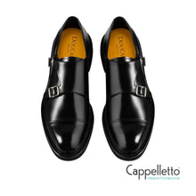 Carica l&#39;immagine nel visualizzatore di Gallery, Scarpa Doppia Fibbia Nera
