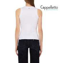 Carica l'immagine nel visualizzatore di Gallery, Top con Applicazioni Gioiello Bianco WA6490
