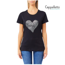 Carica l&#39;immagine nel visualizzatore di Gallery, T-Shirt Manica Corta Nera UF5264
