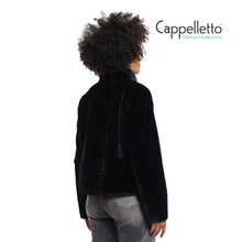Carica l&#39;immagine nel visualizzatore di Gallery, VIE Giubbo Monopetto EcoPelliccia Nero
