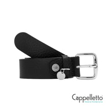 Carica l'immagine nel visualizzatore di Gallery, CINTURA in Pelle 3,5cm Nero

