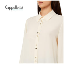 Carica l'immagine nel visualizzatore di Gallery, Camicia con Bottoni Logati Cremino CA6157
