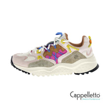 Carica l'immagine nel visualizzatore di Gallery, YAMABUSHI Sneaker Donna Suede/Nylon Ripstop Cipria
