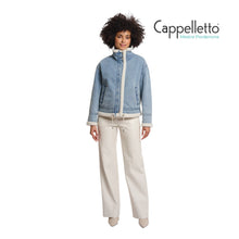 Carica l&#39;immagine nel visualizzatore di Gallery, BECK Giubbo in Denim con Interno in EcoPelliccia
