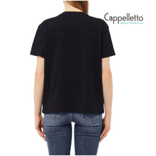 Carica l&#39;immagine nel visualizzatore di Gallery, T-shirt Nero Pinguin Fashion MF5412
