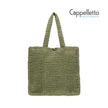 Carica l'immagine nel visualizzatore di Gallery, NEFELI Shopper in Paglia Crochet Taiga
