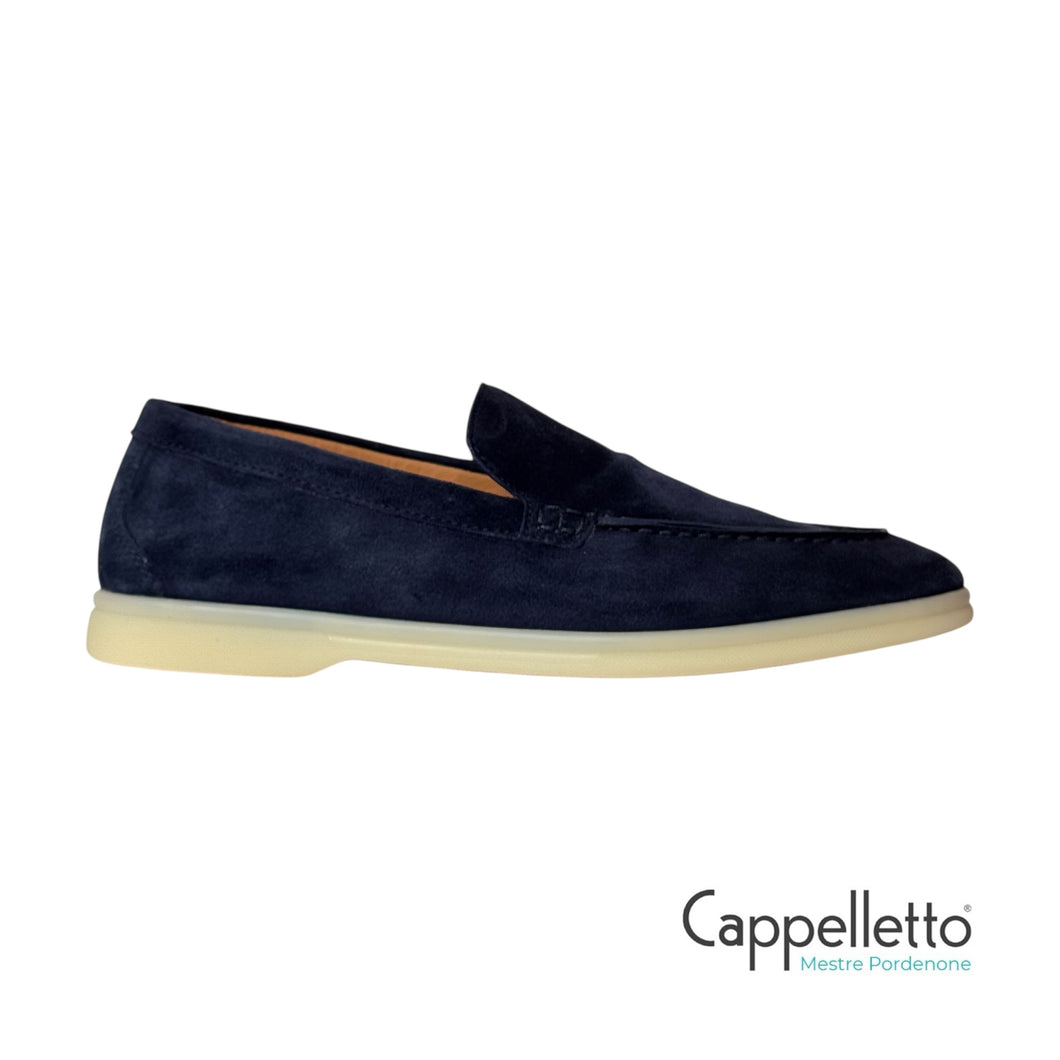 Loafer Suede Softy Blu