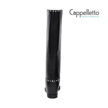 Carica l&#39;immagine nel visualizzatore di Gallery, Stivale 2852 Nero con Spacco e Borchie Piramidali
