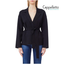 Carica l&#39;immagine nel visualizzatore di Gallery, Giacca in Maglia Nero MF5417
