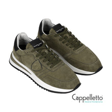 Carica l&#39;immagine nel visualizzatore di Gallery, TROPEZ 2.1 Uomo Daim Broderie Militare/Nero DB02
