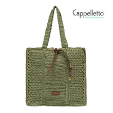 Carica l'immagine nel visualizzatore di Gallery, NEFELI Shopper in Paglia Crochet Taiga
