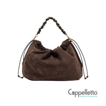 Carica l'immagine nel visualizzatore di Gallery, MORGANA Borsa in Suede Moka
