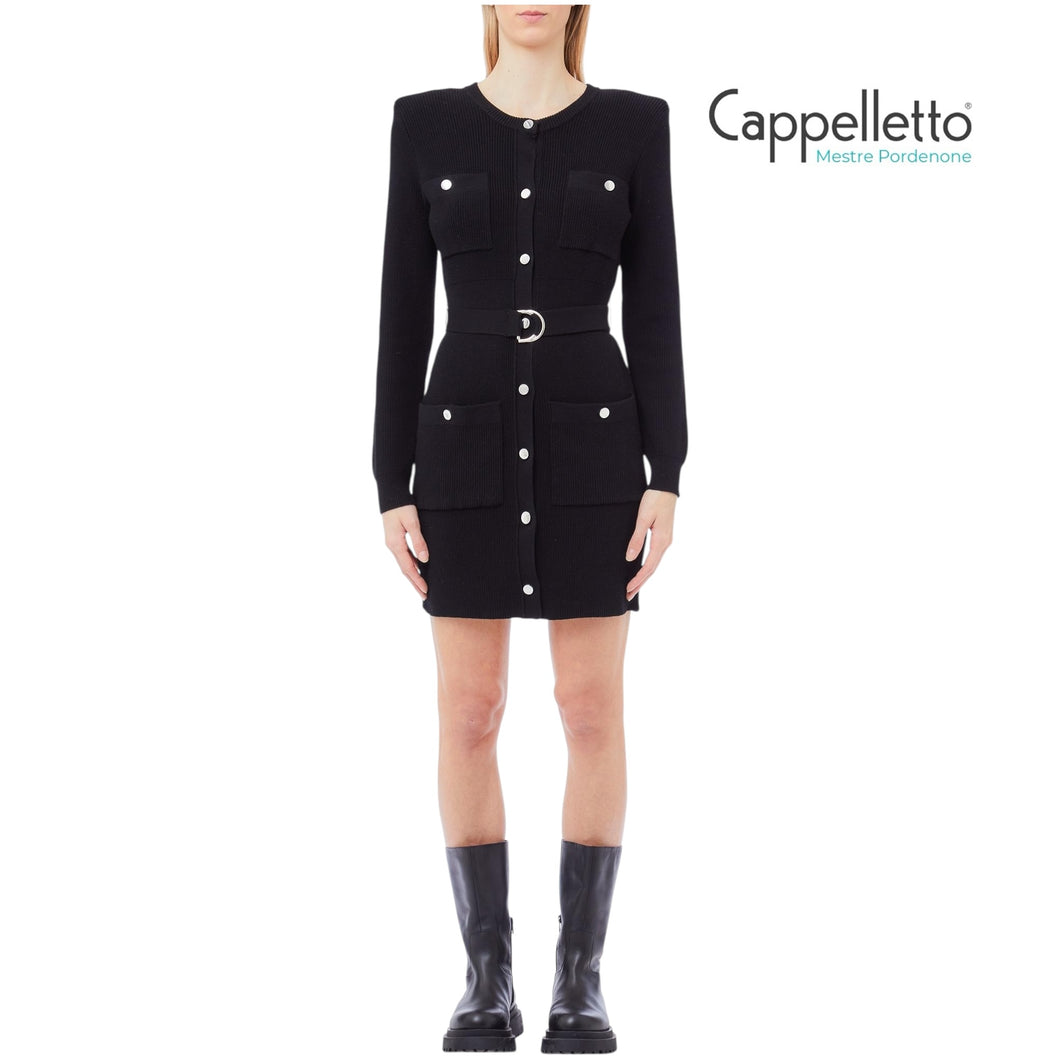 Abito in Maglia Nero MF5371