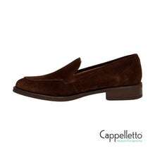 Carica l&#39;immagine nel visualizzatore di Gallery, BALIZA Mocassino Donna in Suede Testa di Moro
