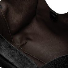 Carica l&#39;immagine nel visualizzatore di Gallery, DUA Big Borsa in Pelle Nero/Castoro

